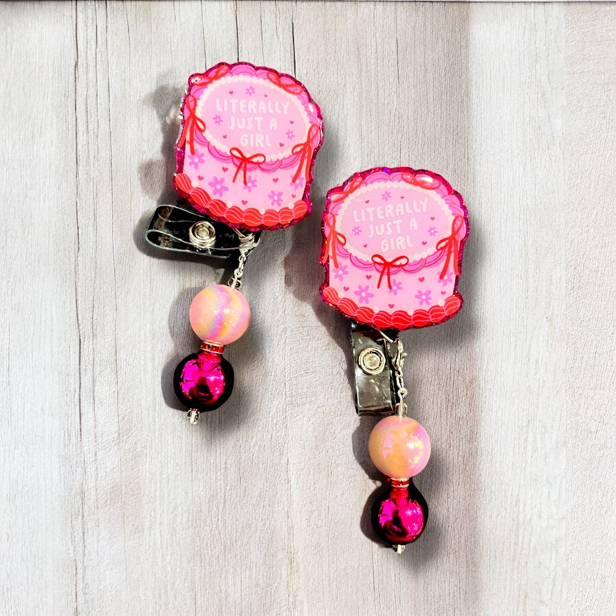 Just A Girl Badge Reel