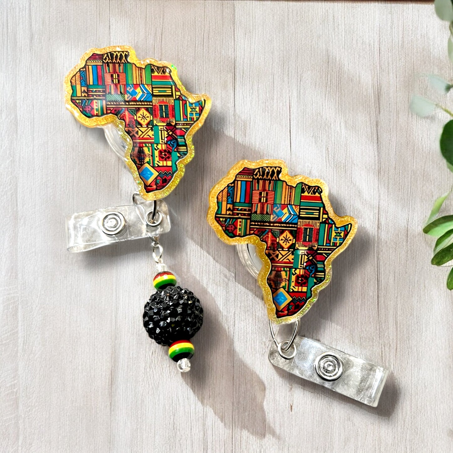 Juneteenth African Pride Badge Reel