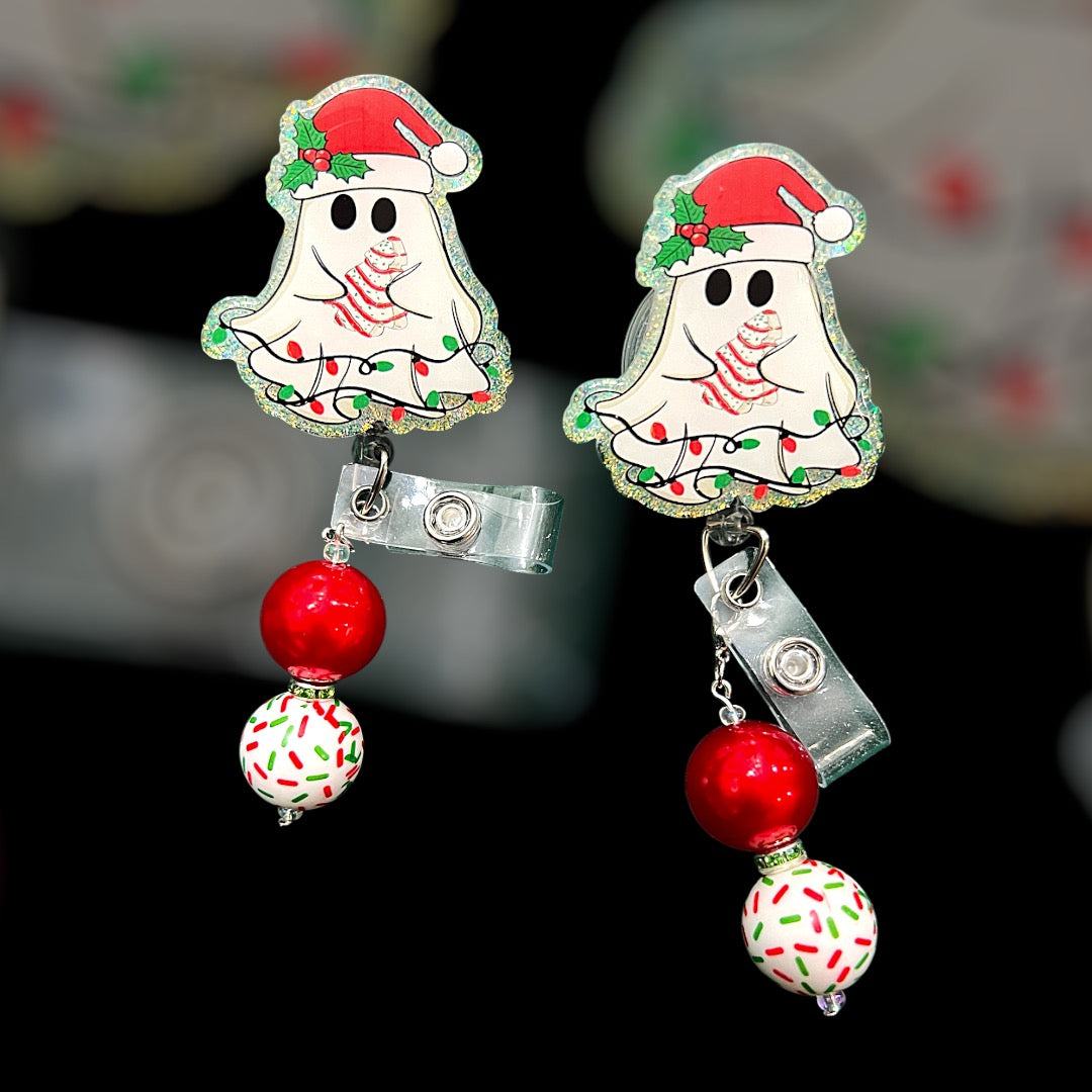 Festive Ghost Badge Reel