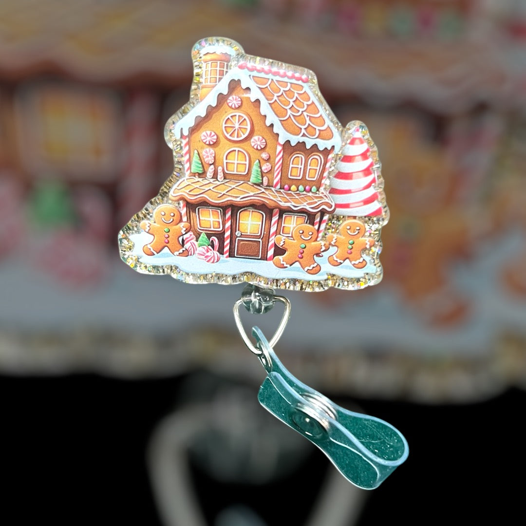 Gingerbread Wonderland Badge Reel