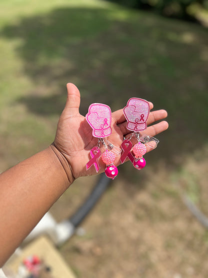 Fight For A Cure Breast Cancer Awareness Badge Reel