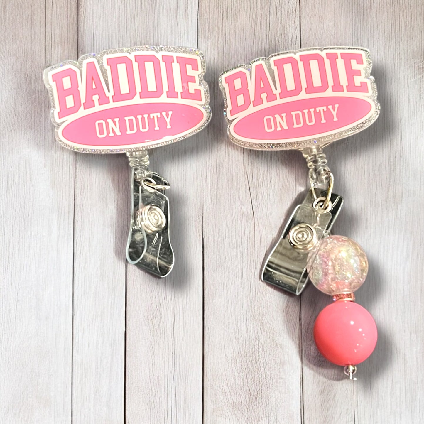 Baddie On Duty Badge Reel