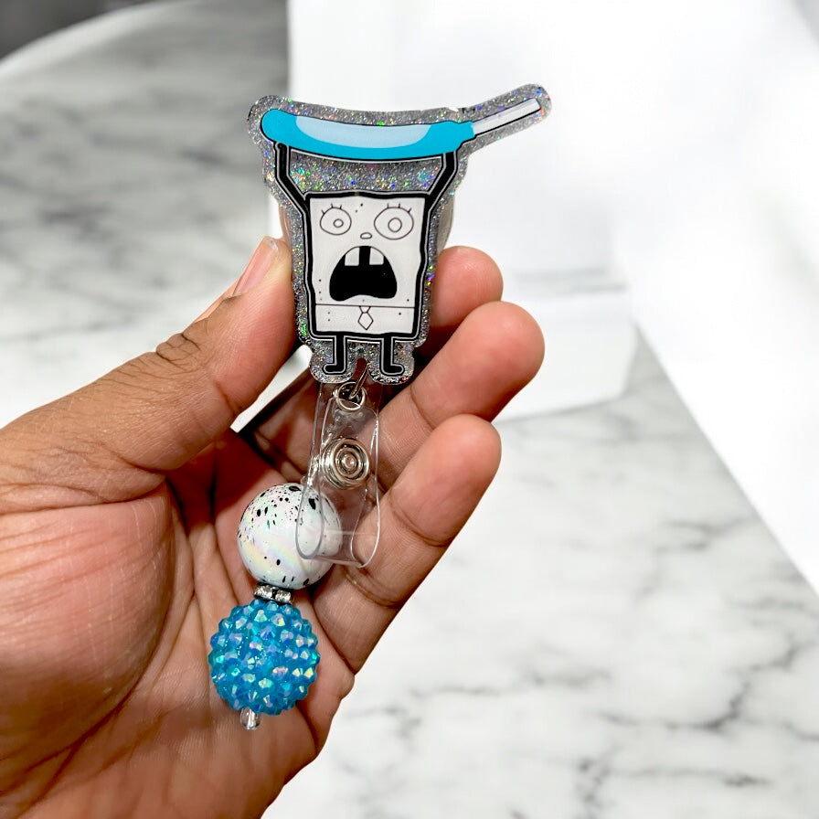 DoodleBob Funny Badge Reel