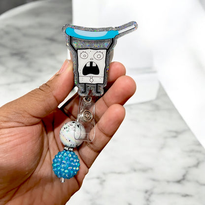DoodleBob Funny Badge Reel