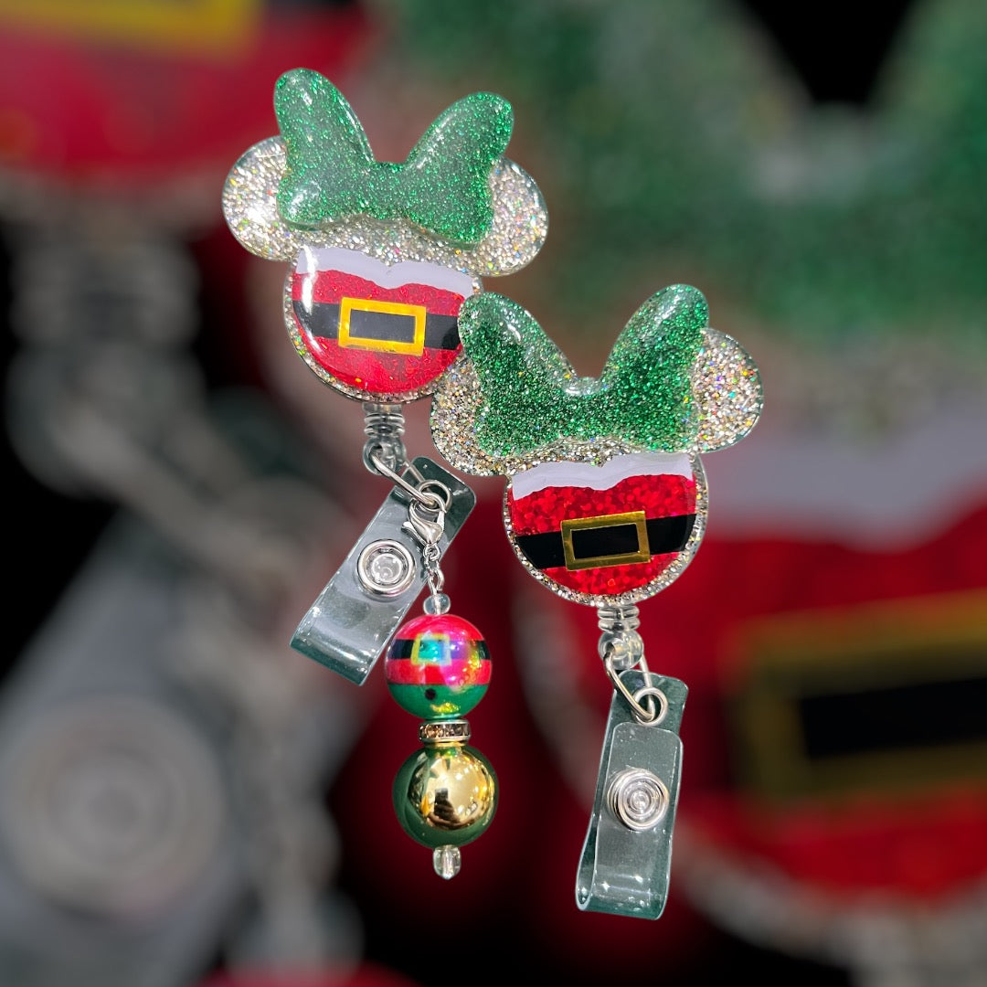 Santa’s Helper Christmas Badge Reel