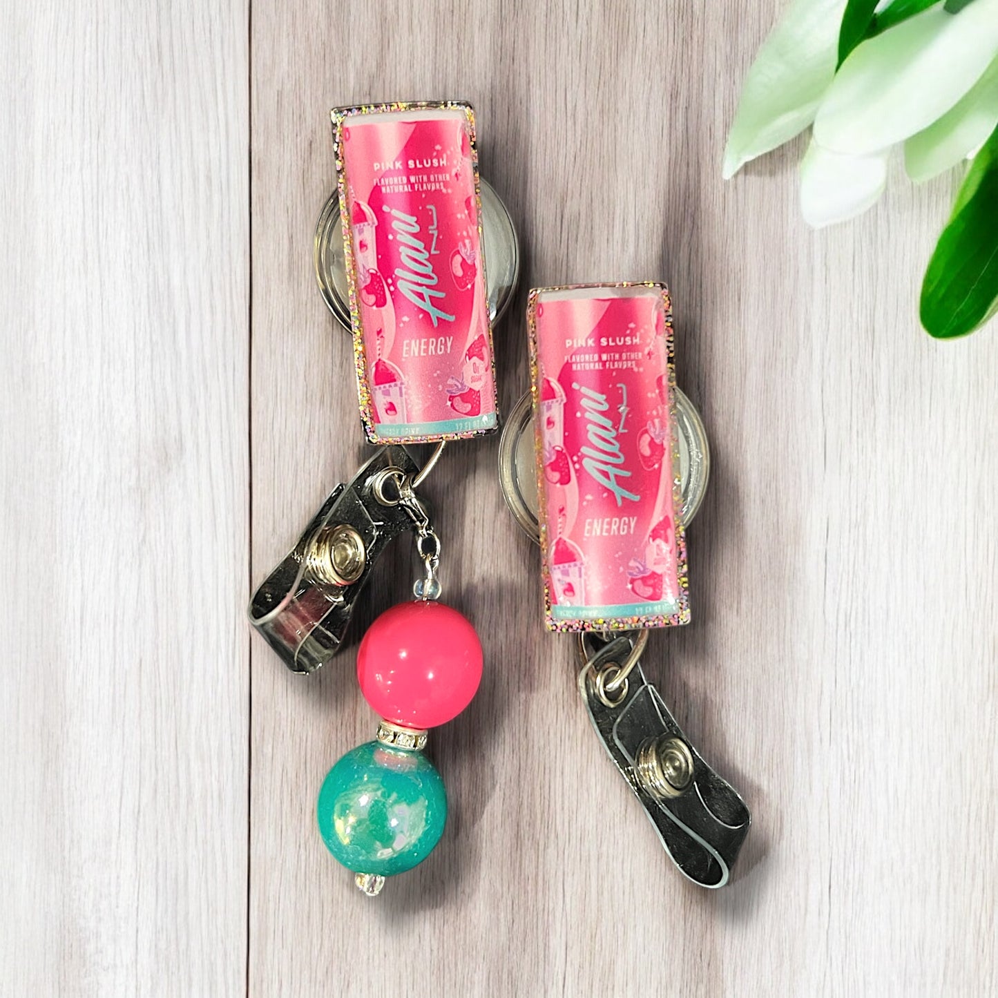 Energy Drink Inspired Badge Reel