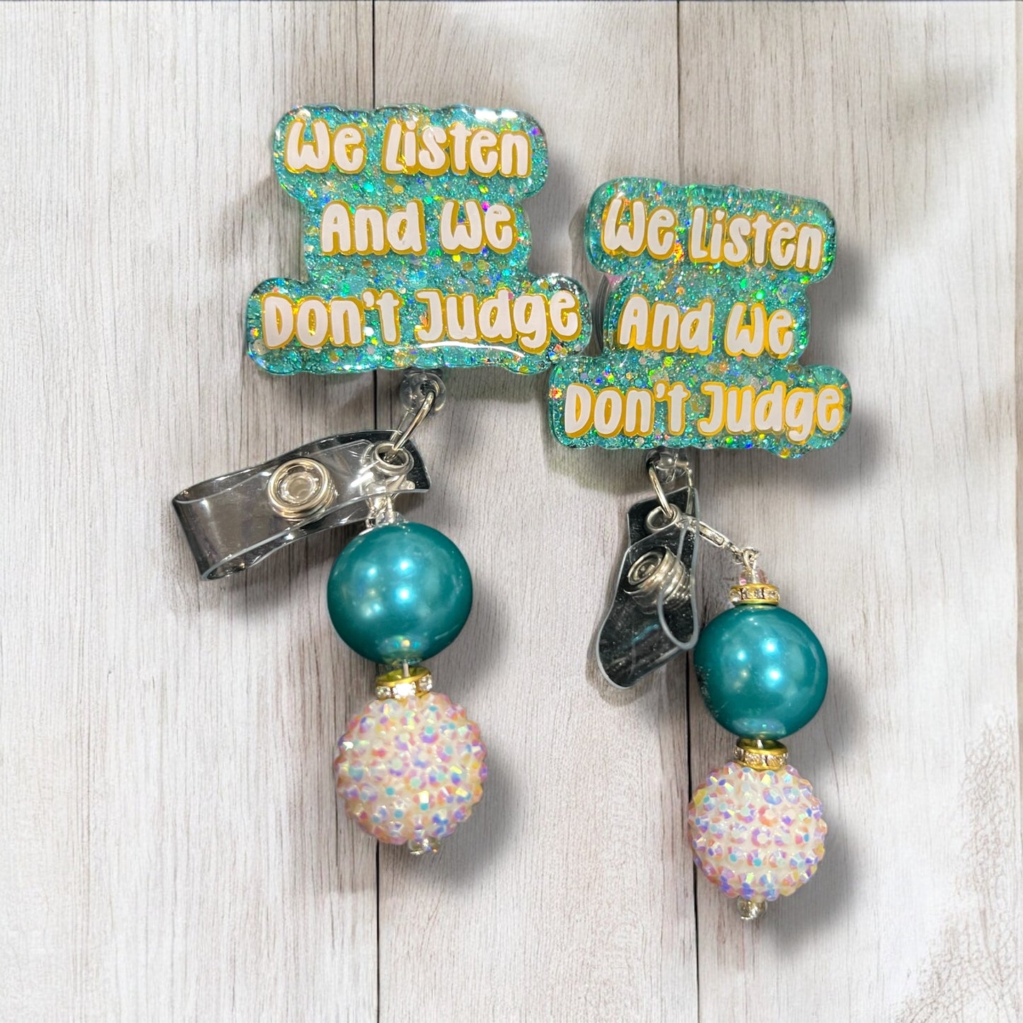 We Listen And We Don’t Judge Badge Reel