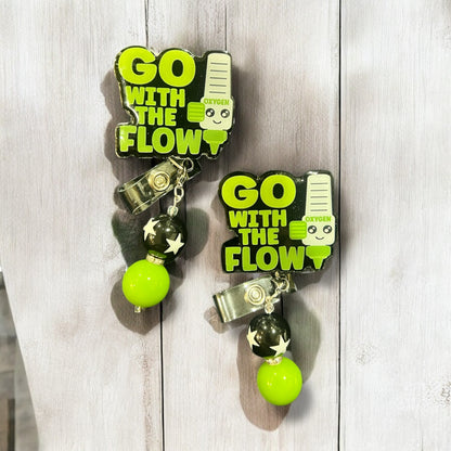 Go With The Flow Badge Reel