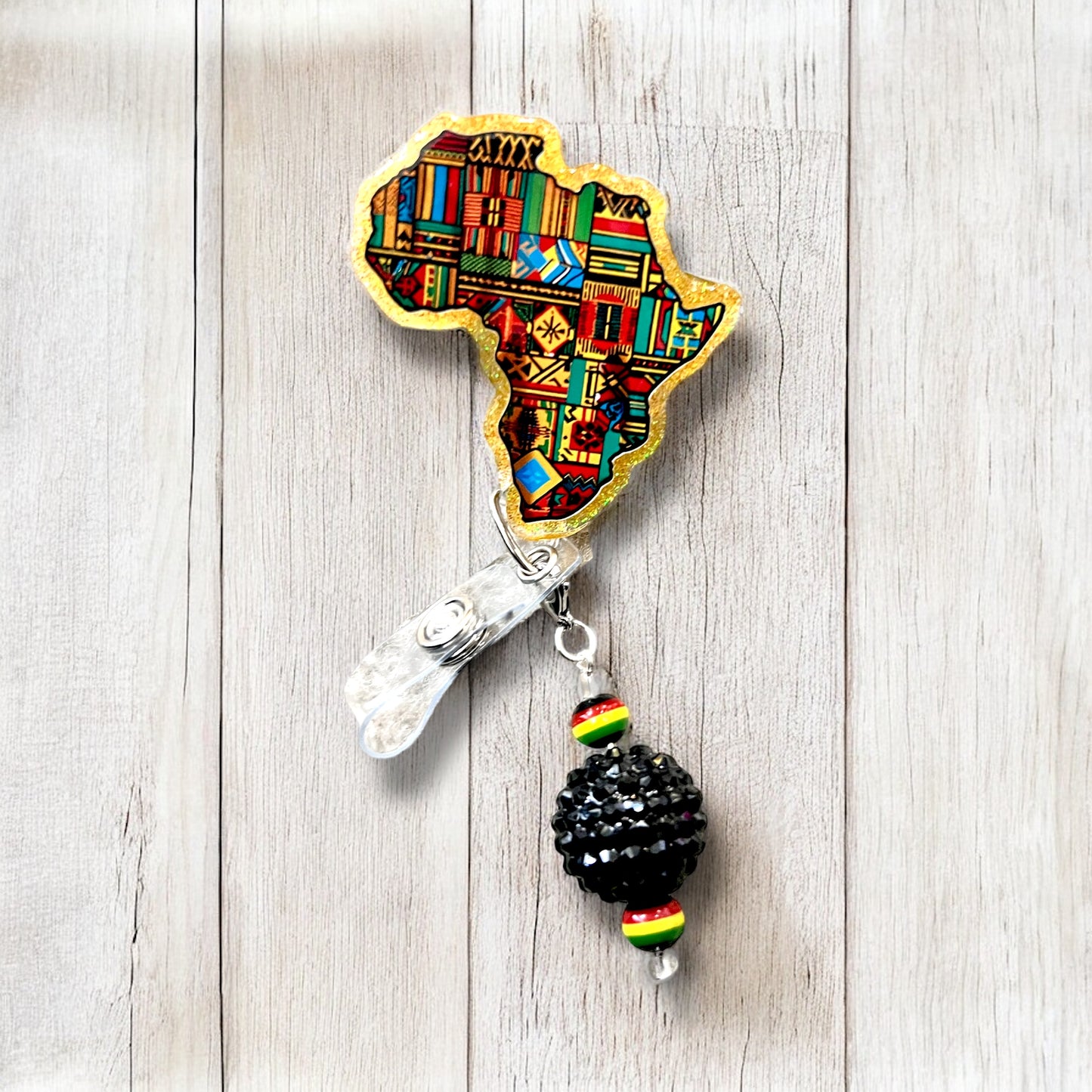 Juneteenth African Pride Badge Reel