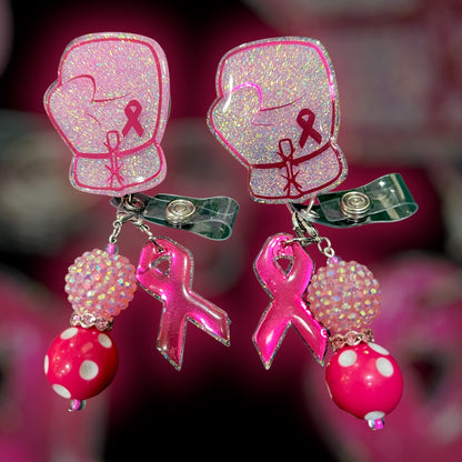 Fight For A Cure Breast Cancer Awareness Badge Reel