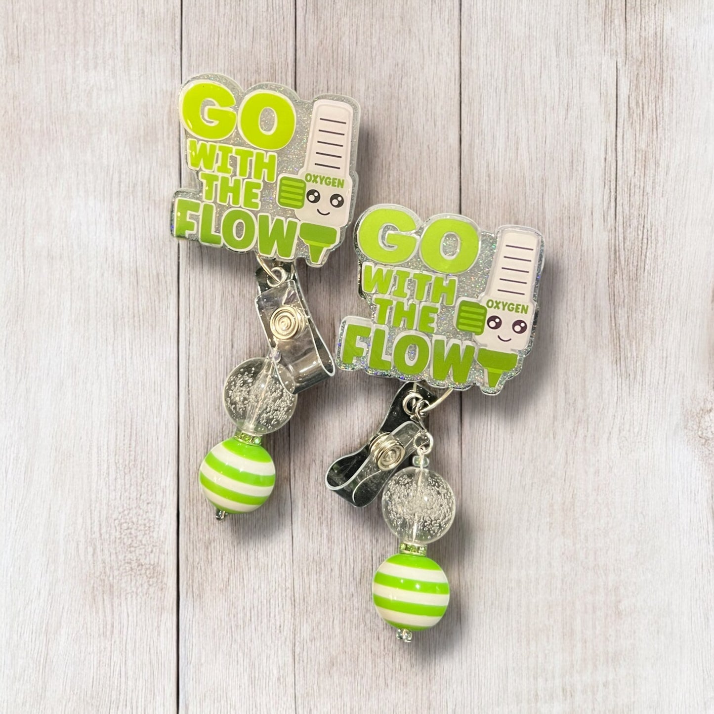 Go With The Flow Badge Reel