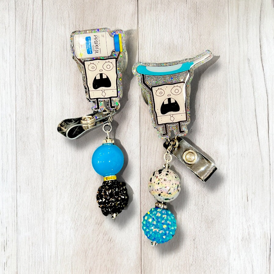 DoodleBob Funny Badge Reel