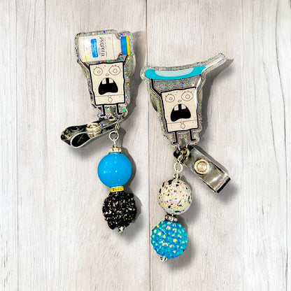 DoodleBob Funny Badge Reel