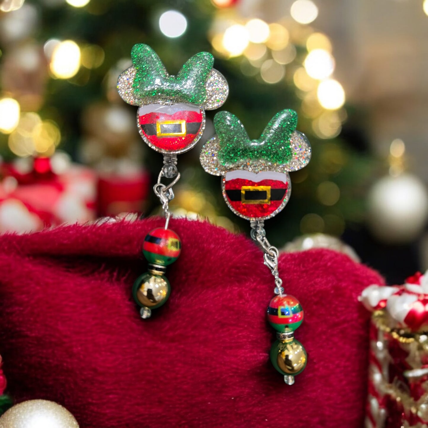 Santa’s Helper Christmas Badge Reel