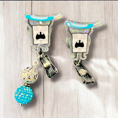 DoodleBob Funny Badge Reel