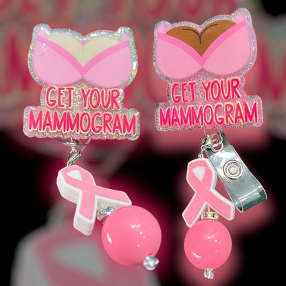 Get Your Mammogram Badge Reel