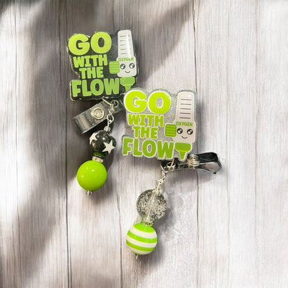 Go With The Flow Badge Reel