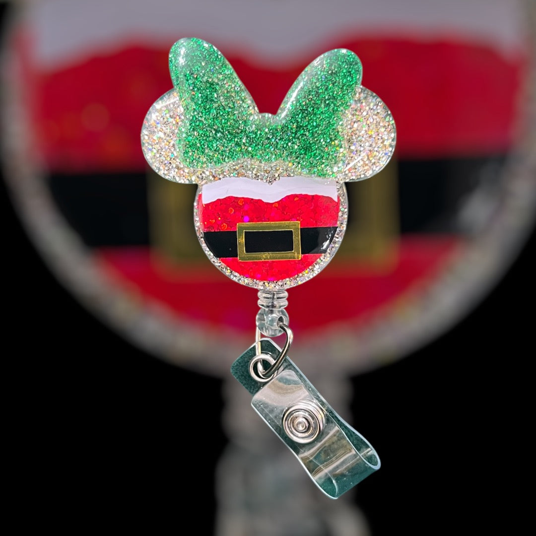 Santa’s Helper Christmas Badge Reel