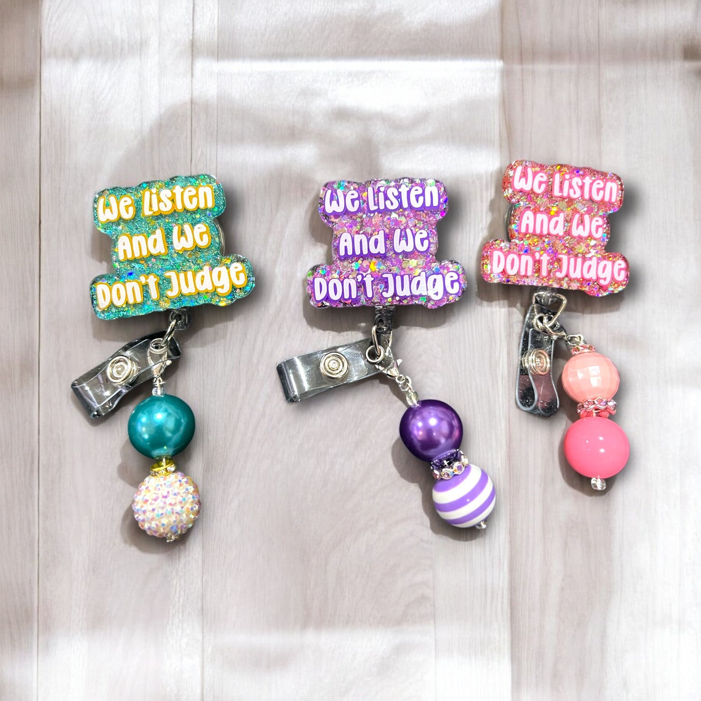 We Listen And We Don’t Judge Badge Reel