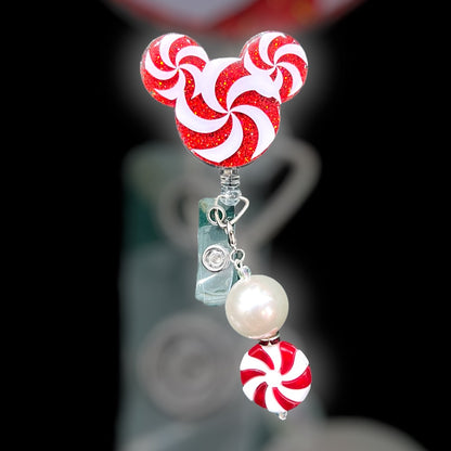 Peppermint Twist Badge Reel