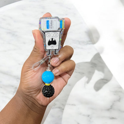 DoodleBob Funny Badge Reel
