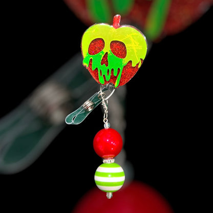 Poisonous Apple Badge Reel🍎🍏