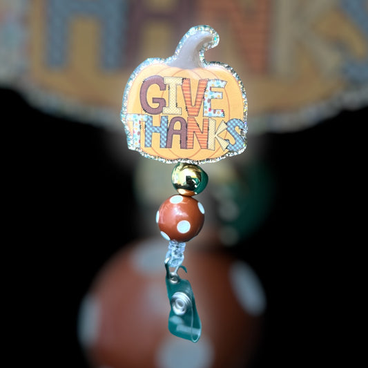 Give Thanks Fall Badge Reel