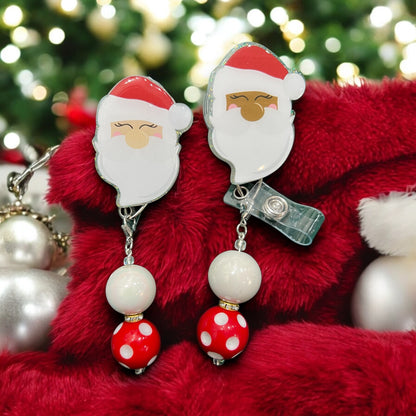 Classic Santa Christmas Badge Reel