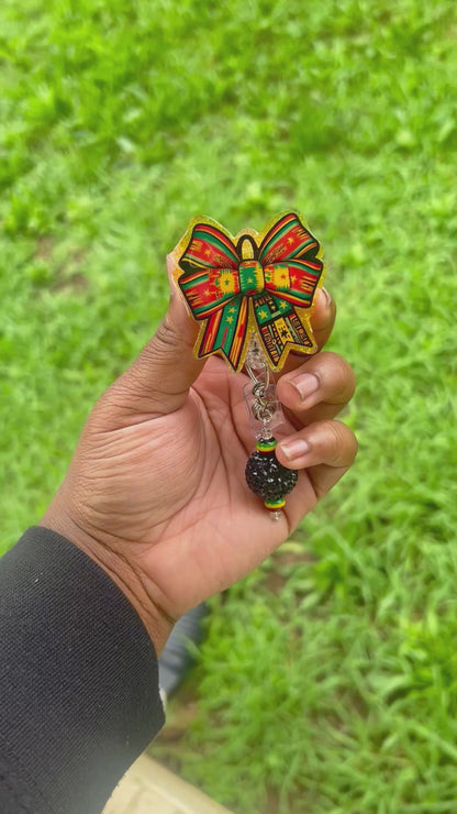Juneteenth Queen Badge Reel
